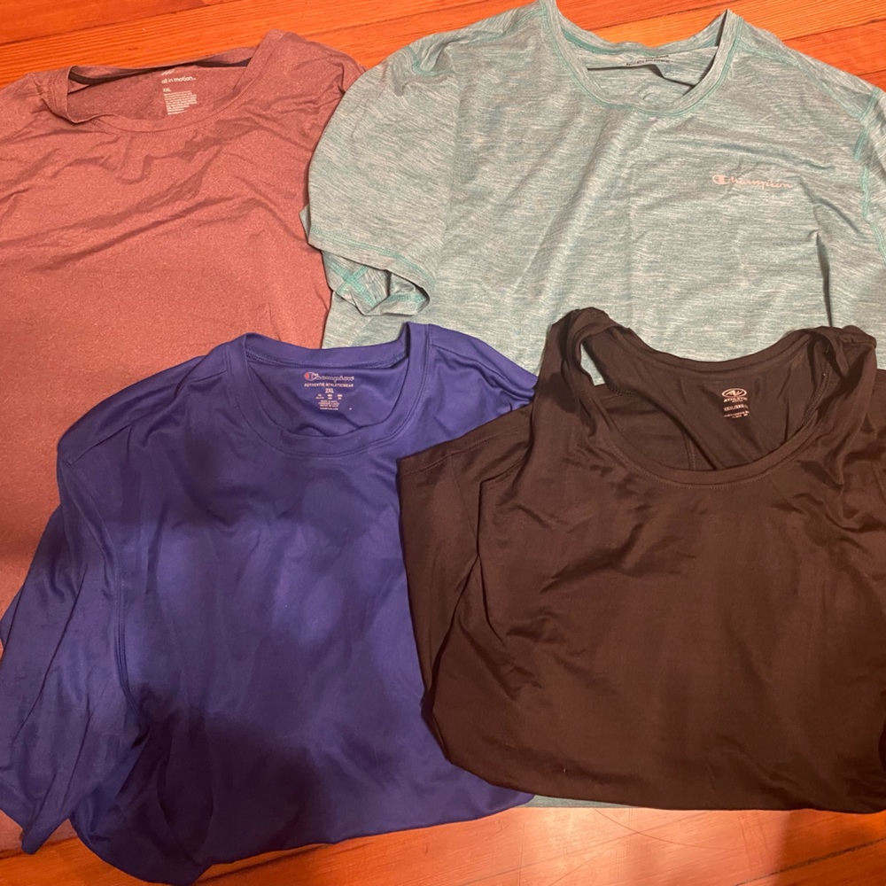 Lot of Men's athletic shirts size xxl Like new